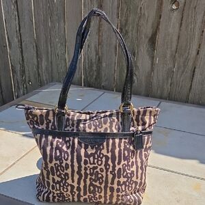 COACH Leopard Tote Bag